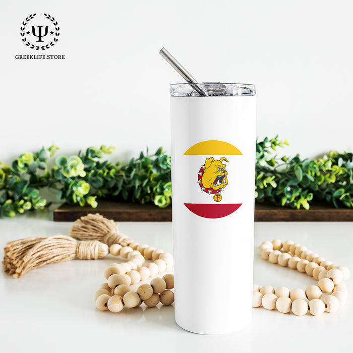 Ferris State University Stainless Steel Skinny Tumbler 20 OZ