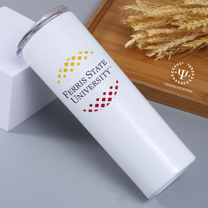 Ferris State University Stainless Steel Skinny Tumbler 20 OZ