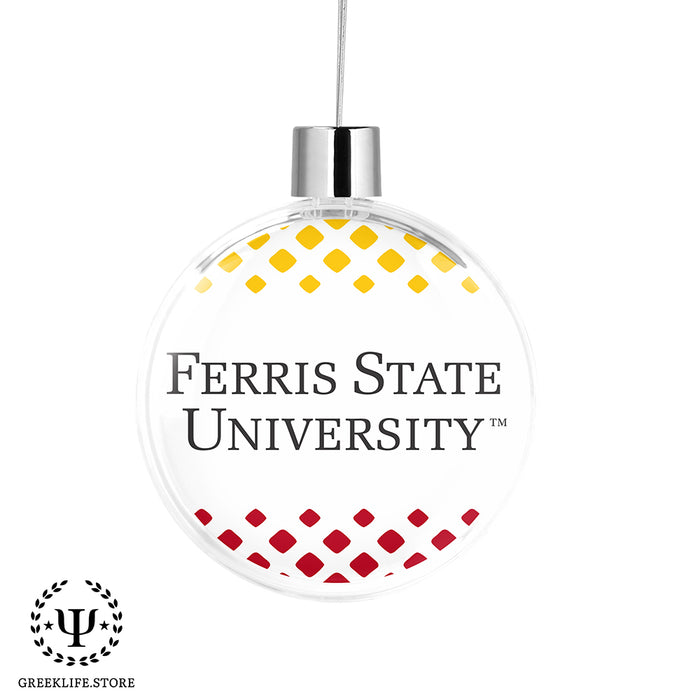 Ferris State University Christmas Ornament Flat Round
