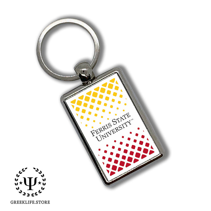 Ferris State University Keychain Rectangular