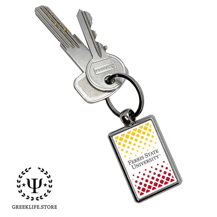 Ferris State University Keychain Rectangular