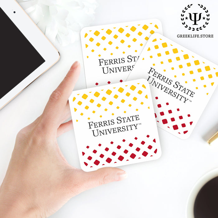 Ferris State University Beverage Coasters Square (Set of 4)