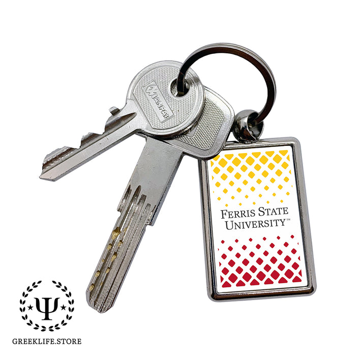 Ferris State University Keychain Rectangular