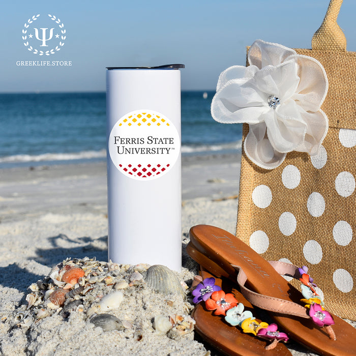 Ferris State University Stainless Steel Skinny Tumbler 20 OZ