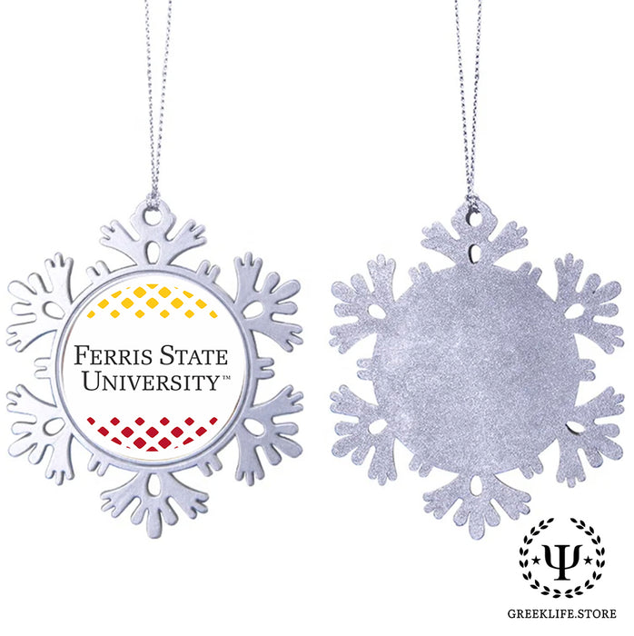 Ferris State University Christmas Ornament - Snowflake Metal