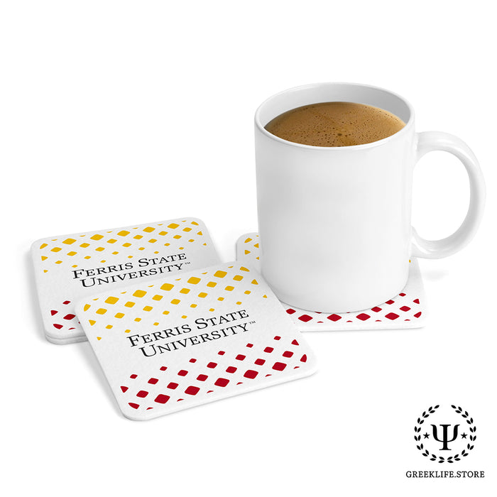 Ferris State University Beverage Coasters Square (Set of 4)