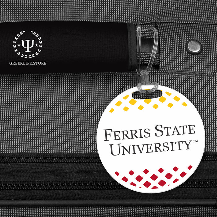 Ferris State University Luggage Bag Tag (round)