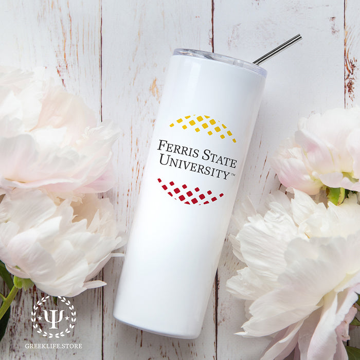 Ferris State University Stainless Steel Skinny Tumbler 20 OZ