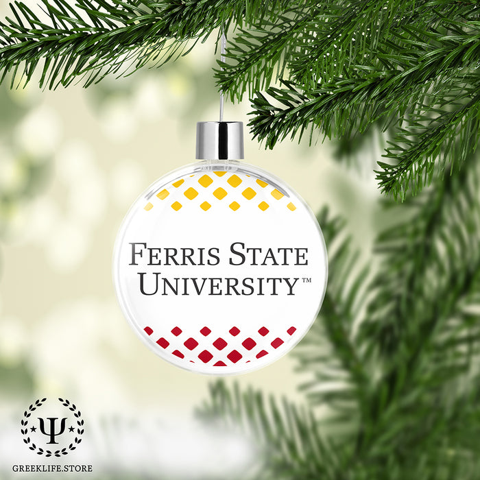 Ferris State University Christmas Ornament Flat Round