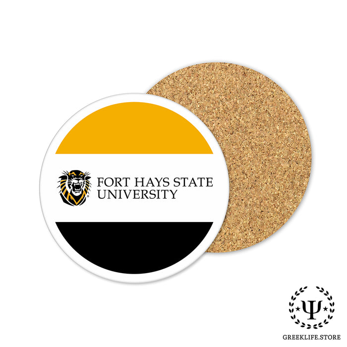 Fort Hays State University Beverage coaster round (Set of 4)
