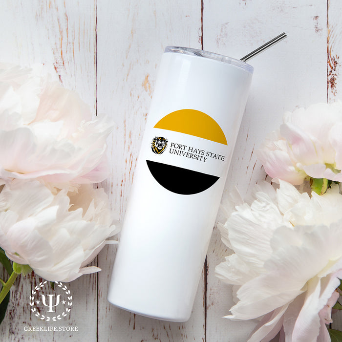 Fort Hays State University Stainless Steel Skinny Tumbler 20 OZ