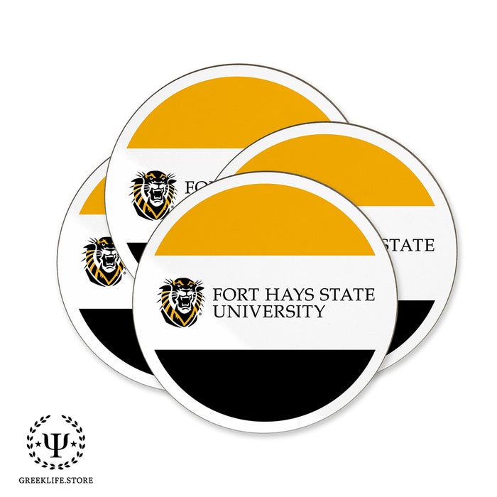 Fort Hays State University Beverage coaster round (Set of 4)
