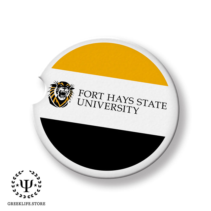 Fort Hays State University Car Cup Holder Coaster (Set of 2)