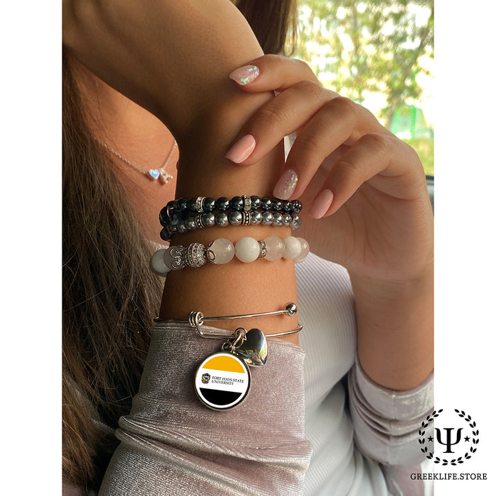Fort Hays State University Round Adjustable Bracelet