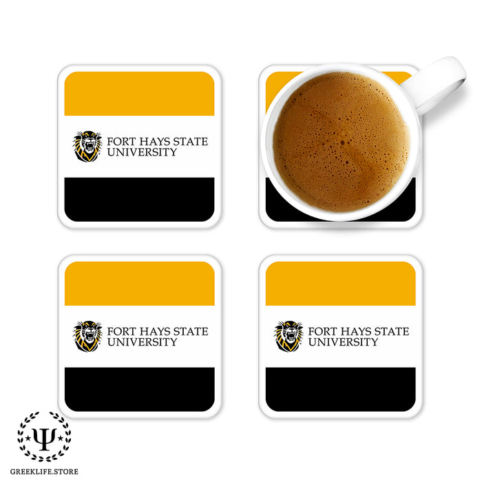 Fort Hays State University Beverage Coasters Square (Set of 4)