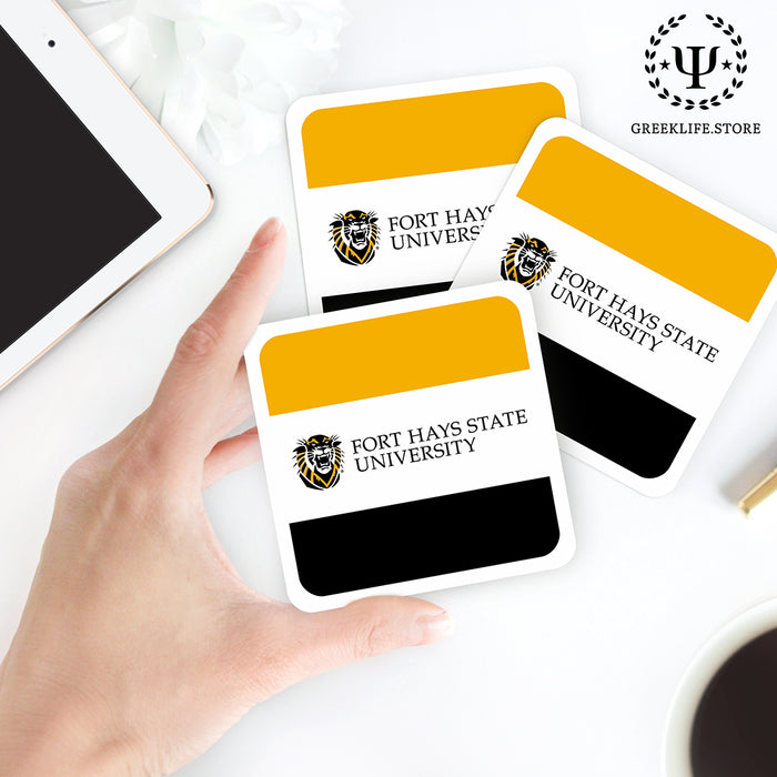 Fort Hays State University Beverage Coasters Square (Set of 4)