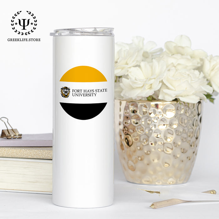 Fort Hays State University Stainless Steel Skinny Tumbler 20 OZ