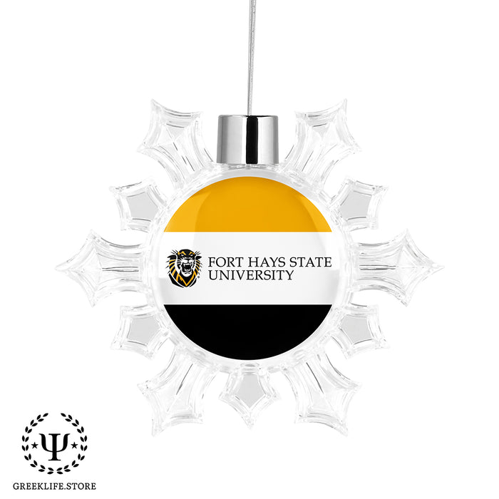 Fort Hays State University Christmas Ornament - Snowflake