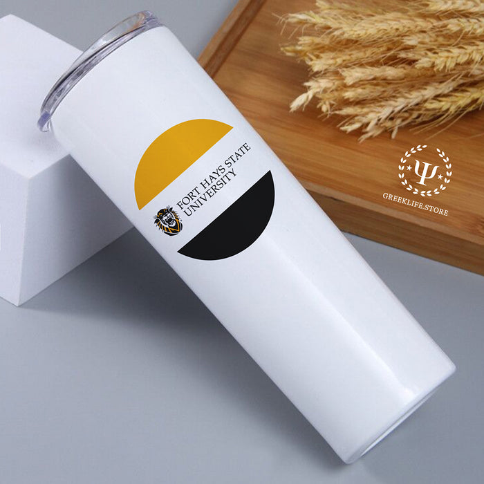 Fort Hays State University Stainless Steel Skinny Tumbler 20 OZ