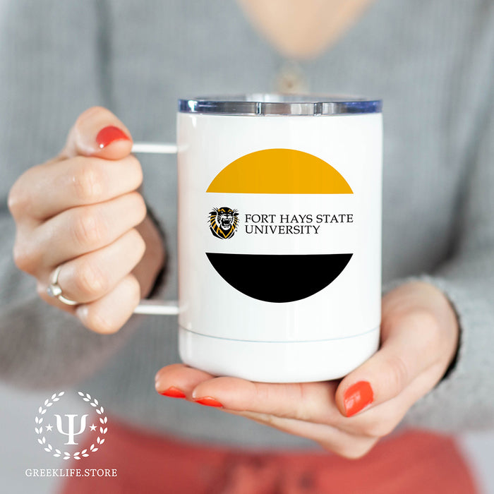 Fort Hays State University Stainless Steel Travel Mug 13 OZ
