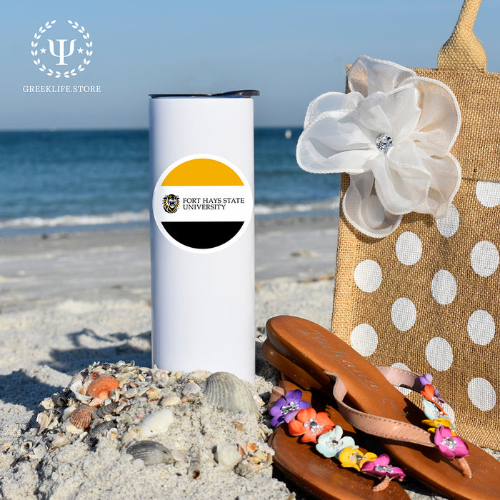 Fort Hays State University Stainless Steel Skinny Tumbler 20 OZ