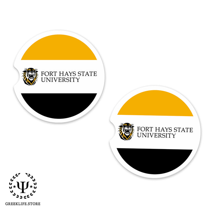 Fort Hays State University Car Cup Holder Coaster (Set of 2)
