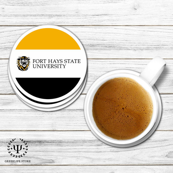 Fort Hays State University Beverage coaster round (Set of 4)
