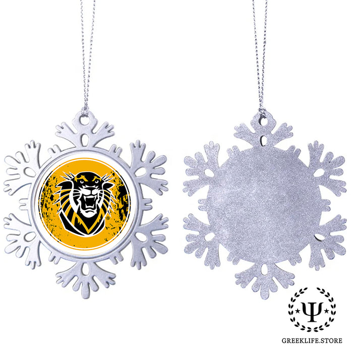 Fort Hays State University Christmas Ornament - Snowflake Metal