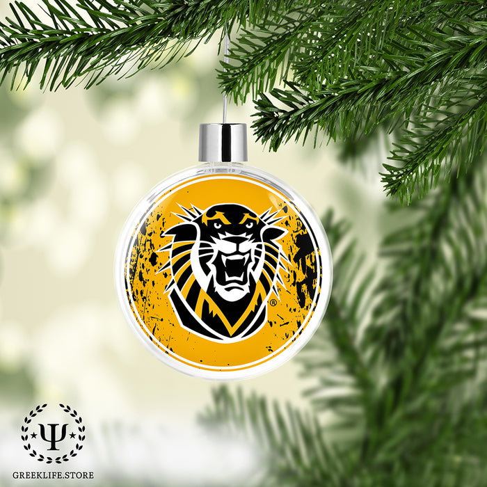 Fort Hays State University Christmas Ornament Flat Round