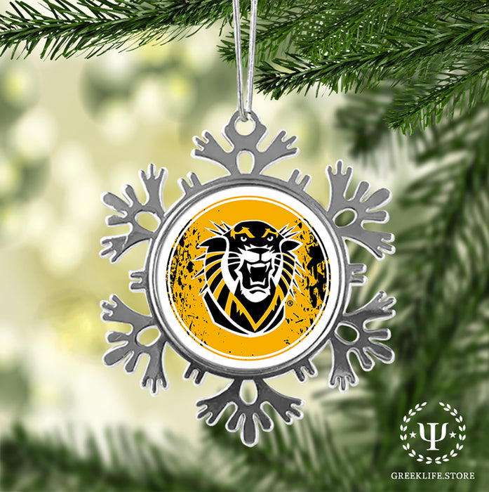 Fort Hays State University Christmas Ornament - Snowflake Metal