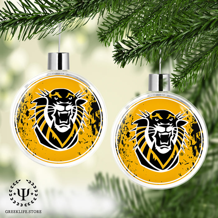 Fort Hays State University Christmas Ornament Flat Round