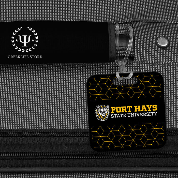 Fort Hays State University Luggage Bag Tag (square)