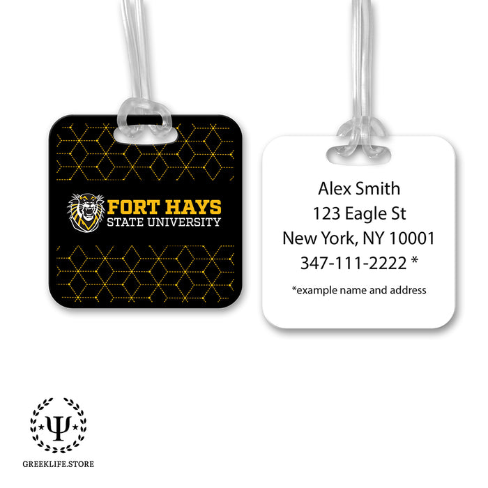 Fort Hays State University Luggage Bag Tag (square)