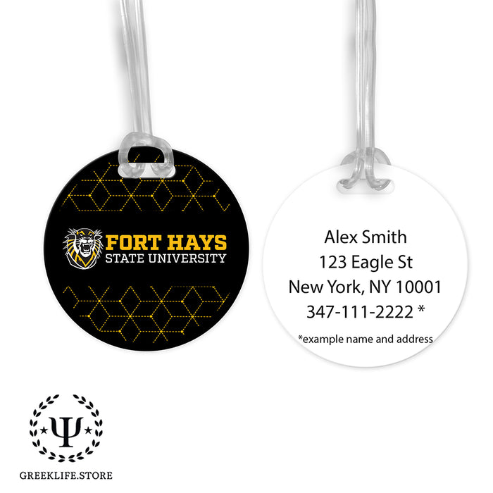 Fort Hays State University Luggage Bag Tag (round)