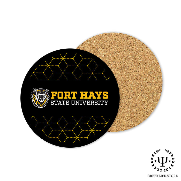 Fort Hays State University Beverage coaster round (Set of 4)