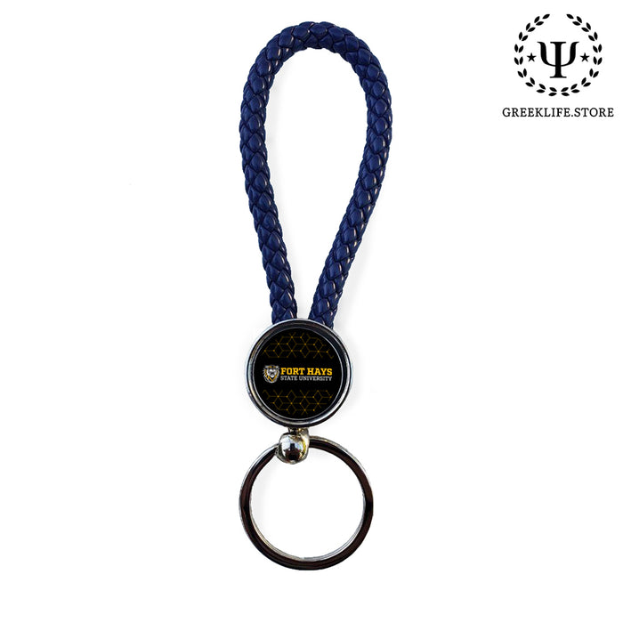 Fort Hays State University Keychain round