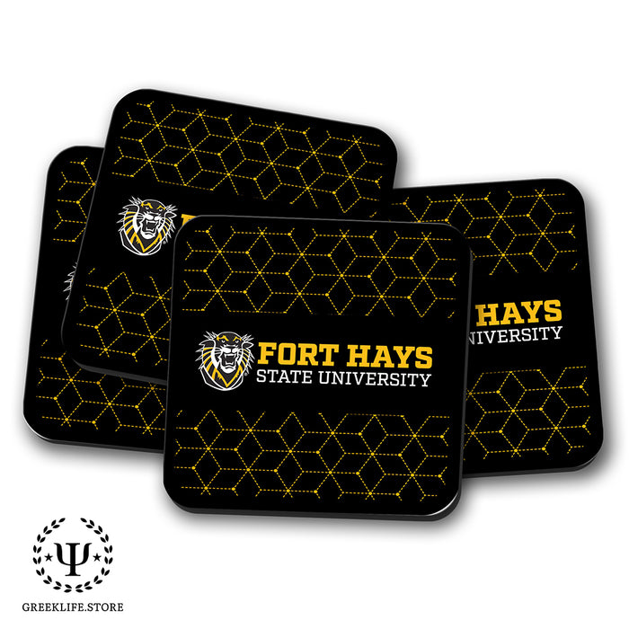 Fort Hays State University Beverage Coasters Square (Set of 4)