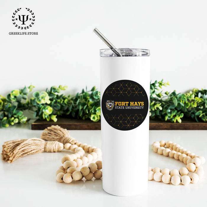 Fort Hays State University Stainless Steel Skinny Tumbler 20 OZ
