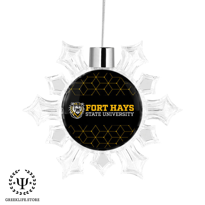 Fort Hays State University Christmas Ornament - Snowflake