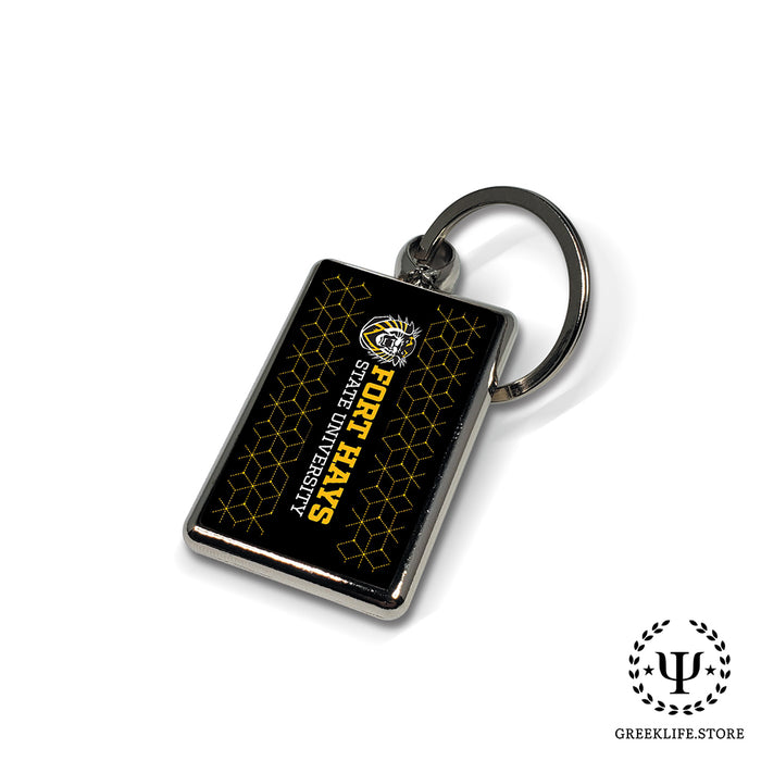 Fort Hays State University Keychain Rectangular