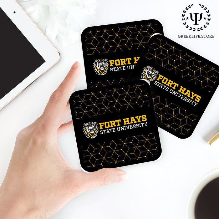 Fort Hays State University Beverage Coasters Square (Set of 4)