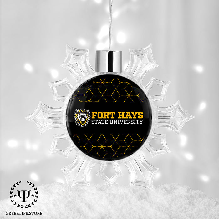 Fort Hays State University Christmas Ornament - Snowflake