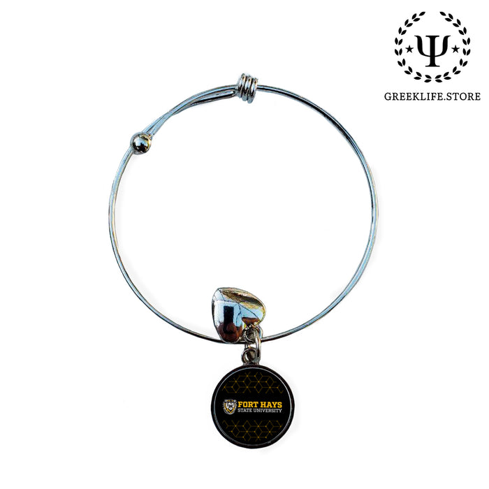 Fort Hays State University Round Adjustable Bracelet