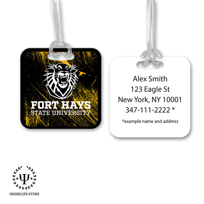 Fort Hays State University Luggage Bag Tag (square)