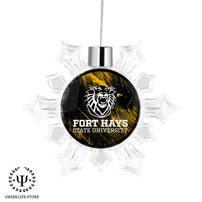 Fort Hays State University Christmas Ornament - Snowflake