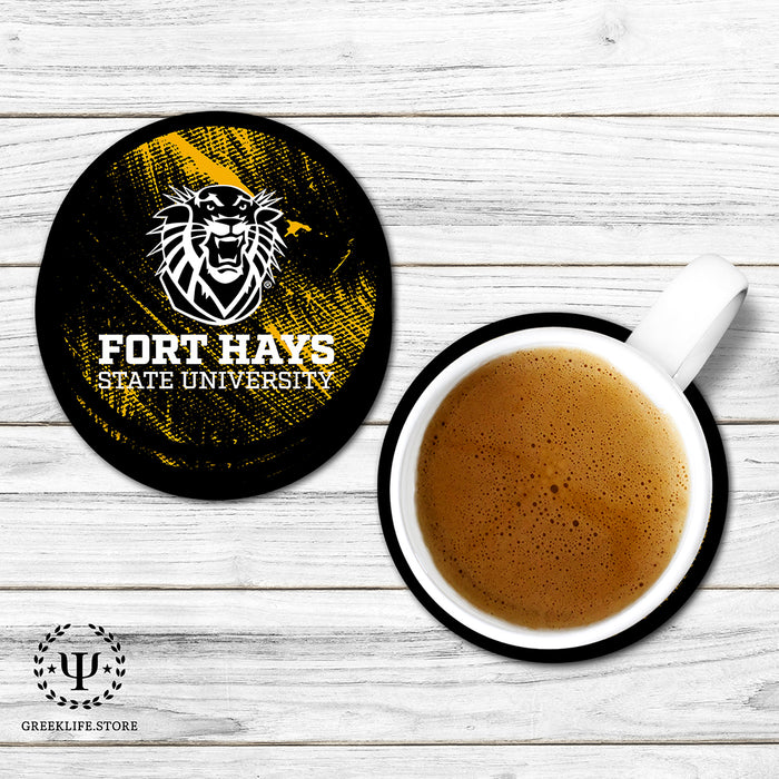 Fort Hays State University Beverage coaster round (Set of 4)