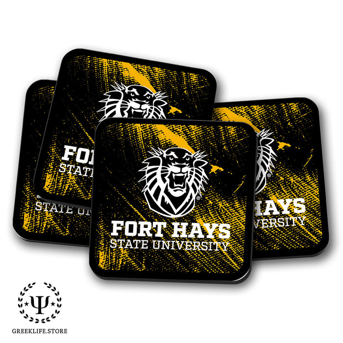 Fort Hays State University Beverage Coasters Square (Set of 4)