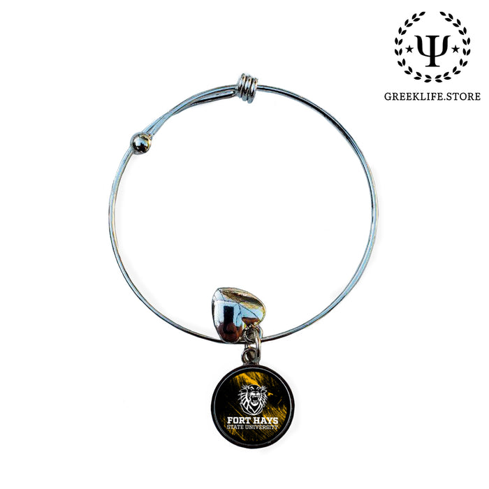 Fort Hays State University Round Adjustable Bracelet