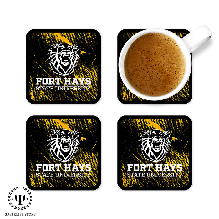 Fort Hays State University Beverage Coasters Square (Set of 4)