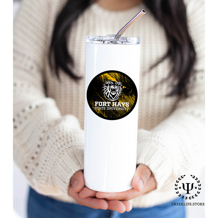 Fort Hays State University Stainless Steel Skinny Tumbler 20 OZ